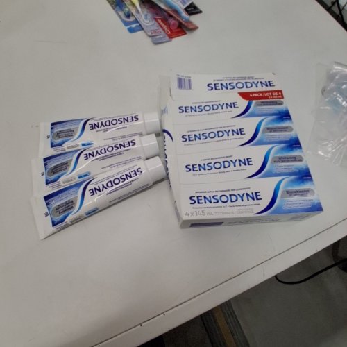 3PK SENSODYNE TRIPLE CLEANING TOOTHPASTE - WHITENING PLUS TARTAR FIGHTING - 145ML/EACH image 2