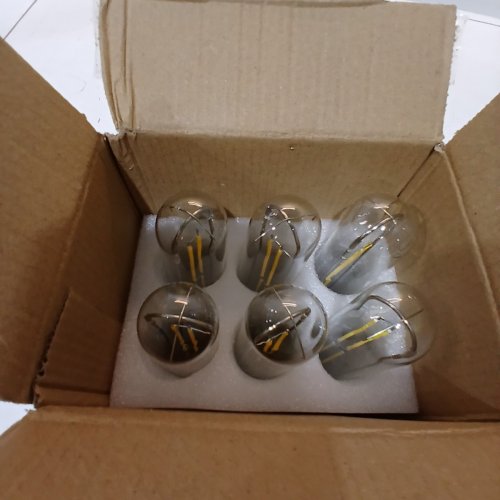 6PK T10 FILAMENT LED LIGHT BULBS - 4000K image 2