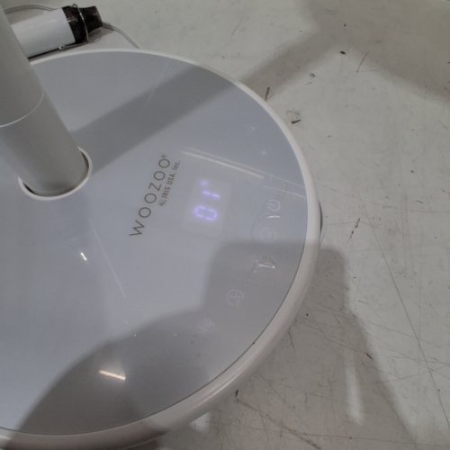 WOOZOO BY IRIS 360°PEDESTAL FAN WITH REMOTE- WHITE/GREY (MODEL: STF-360DC) image 2