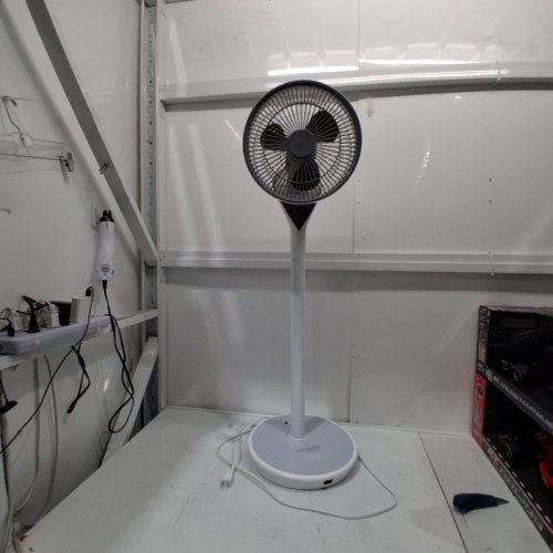 WOOZOO BY IRIS 360°PEDESTAL FAN WITH REMOTE- WHITE/GREY (MODEL: STF-360DC) image 3