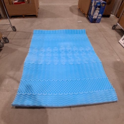 FOAM MATTRESS TOPPER/PAD - 6" FULL/DOUBLE- BLUE image 2