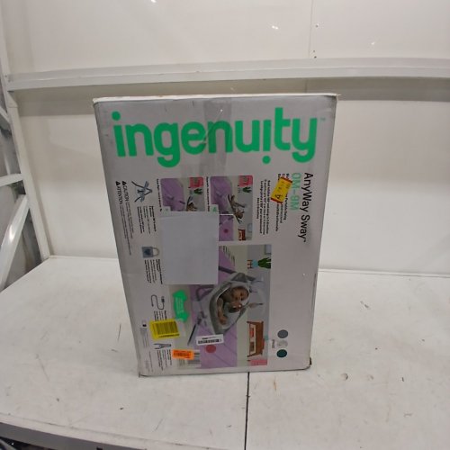 INGENUITY ANYWAY SWAY 5-SPEED MULTI-DIRECTION PORTABLE BABY SWING WITH VIBRATIONS - RAY (MODEL: 12584-ES) image 4