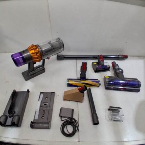 DYSON V15 DETECT PLUS CORDLESS MULTI-PURPOSE VACUUM CLEANER WITH ATTACHMENTS - GREY (MODEL: SV47) image 9