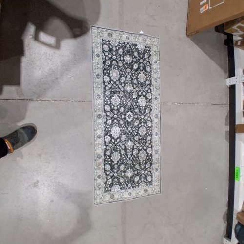 WASHLUXE AREA RUG & RUNNER - 27" X 60" - BLACK (MODEL: 2046294) image 3