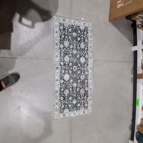 WASHLUXE AREA RUG & RUNNER - 27" X 60" - BLACK (MODEL: 2046294) image 4