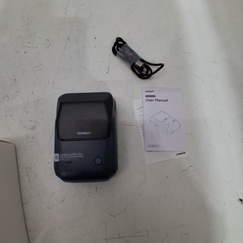 NIIMBOT LABEL MAKER WITH AUTO IDENTIFICATION - BLACK/BLUE (MODEL: B1) image 3