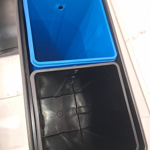 STEP N' SORT MOTION SENSOR DUAL TRASH AND RECYCLING BIN WITH REMOVABLE INNER BINS - 60L - STAINLESS STEEL - (MODEL: SN900602) image 5