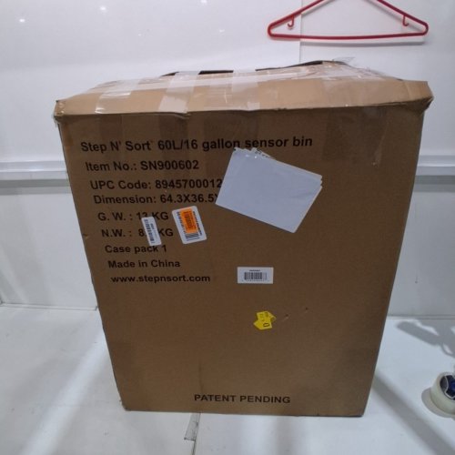STEP N' SORT MOTION SENSOR DUAL TRASH AND RECYCLING BIN WITH REMOVABLE INNER BINS - 60L - STAINLESS STEEL - (MODEL: SN900602) image 10