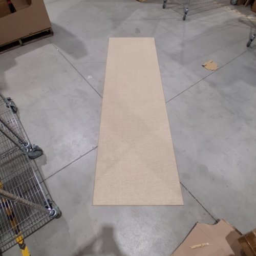 DEXI WASHABLE NON-SLIP HALLWAY RUNNER RUG - 28" X 96" - DARK BEIGE image 2