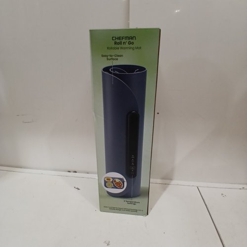 CHEFMAN ROLL N' GO ELECTRIC WARMING SILICONE MAT - 24" X 16" - GREY (MODEL: RJ22-S-GREY-CA) image 2