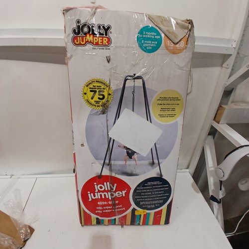 JOLLY JUMPER ELITE BABY EXERCISER - 6FT STAND - 28LB CAP - GREY image 4