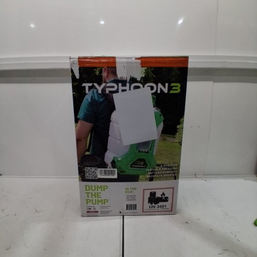FLOWZONE TYHPOON3 BATTERY-POWERED BACKPACK SPRAYER - 4 GAL. CAPACITY - 18 V - GREEN/BLACK (MODEL: FZVAAK-3) image 7