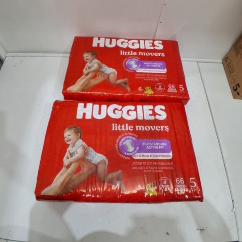 132PK HUGGIES® LITTLE MOVERS DIAPERS - SIZE 5 - LION KING image 2
