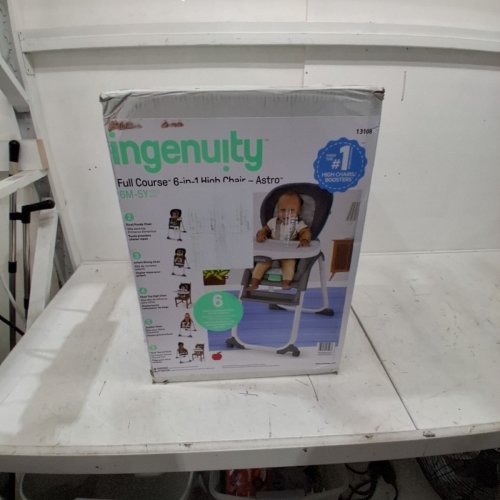 INGENUITY FULL COURSE CONVERTIBLE 6-IN-1 HIGH CHAIR - ASTRO (MODEL: 13108) image 2