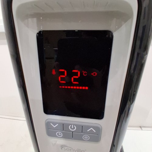 SENVILLE ELECTRIC OIL FILLED RADIATOR HEATER - 1500W - BLACK (MODEL: SENY1507-14A) image 2