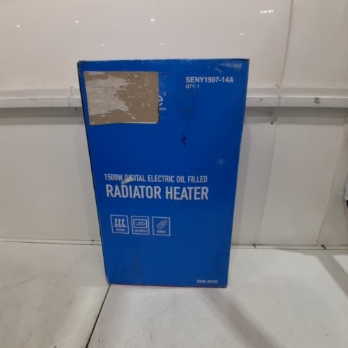 SENVILLE ELECTRIC OIL FILLED RADIATOR HEATER - 1500W - BLACK (MODEL: SENY1507-14A) image 6