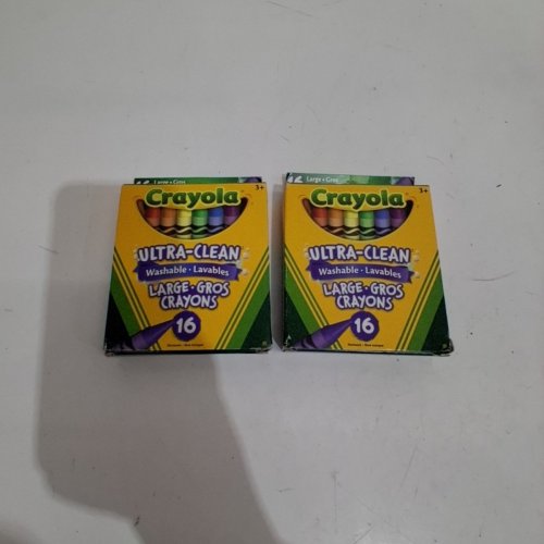 2(16PK) CRAYOLA ULTRA-CLEAN WASHABLE LARGE CRAYONS - ASSORTED COLORS image 2