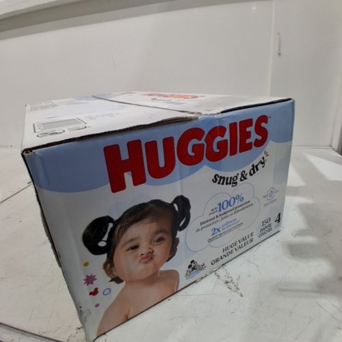 150PK HUGGIES SNUG AND DRY DIAPERS - SIZE 4 (22-37LB) - DISNEY MICKEY MOUSE (MODEL: 56457) image 3