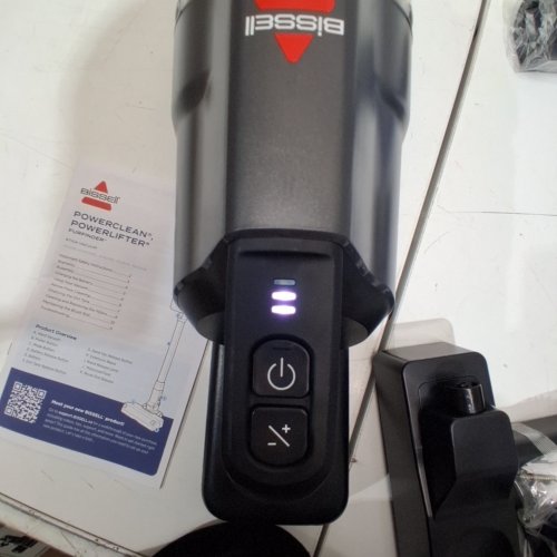 BISSELL POWERCLEAN FURFINDER SELF-STANDING CORDLESS VACUUM WITH TANGLE FREE BRUSH ROLL - 200W - BLUE/BLACK (MODEL: 4052B) image 2