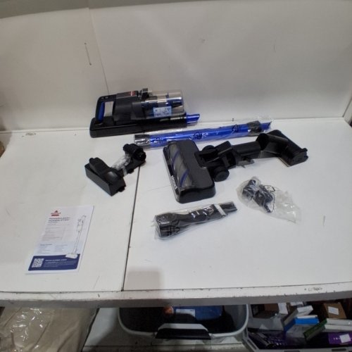 BISSELL POWERCLEAN FURFINDER SELF-STANDING CORDLESS VACUUM WITH TANGLE FREE BRUSH ROLL - 200W - BLUE/BLACK (MODEL: 4052B) image 3