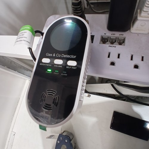 2PK 5-IN-1 KH ALERT PLUG IN CARBON MONOXIDE DETECTOR AND NATURAL GAS DETECTOR - WHITE (MODEL:KH168) image 2