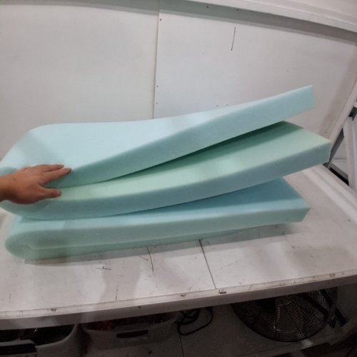 COOLING GEL MEMORY FOAM MATTRESS TOPPER - 3" TWIN - BLUE image 4