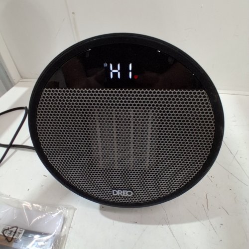 DREO PTC FAN HEATER ATOM 320 - 3.79" X 2.24" X 3.98 - GREY (MODEL: DR-HSH020) image 2