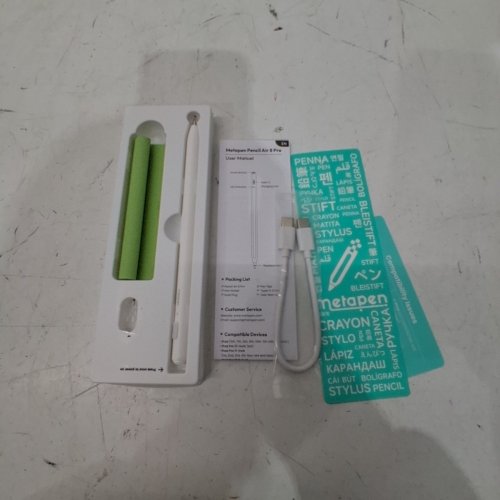 METAPEN PENCIL AIR8 FOR APPLE IPAD (2018-2026) - 10 MIN FASTER CHARGE, PALM REJECTION STYLUS PEN - WHITE (MODEL: ME-APP172) image 2