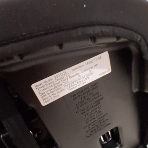 GRACO C20 TRANZITIONS 3-IN-1 HARNESS BOOSTER CAR SEAT - 100LBS CAP - BLACK (MODEL: 2035724) image 2