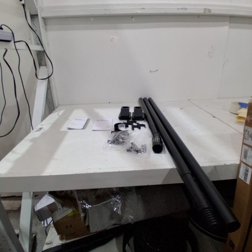 ADJUSTABLE TELESCOPIC CURTAIN ROD SET - BLACK image 3