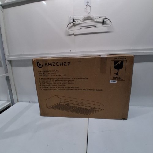 AMZCHEF UNDER CABINET RANGE HOOD WITH 3-SPEED FAN AND LIGHTS - 30" - STAINLESS STEEL (MODEL: LF0176A1) image 8