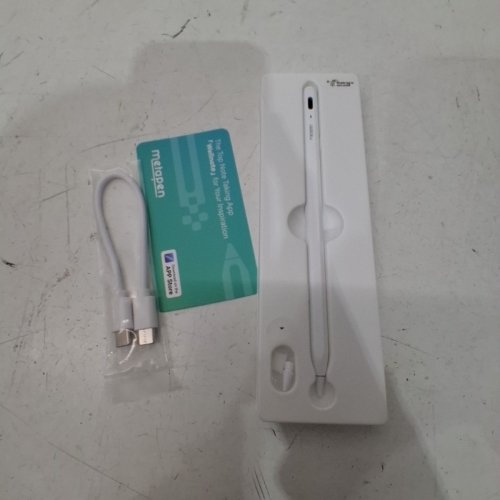 METAPEN FAST CHARGE PENCIL STYLUS A8 FOR APPLE PRODUCTS - WHITE (MODEL: ‎ME-APP152) image 2