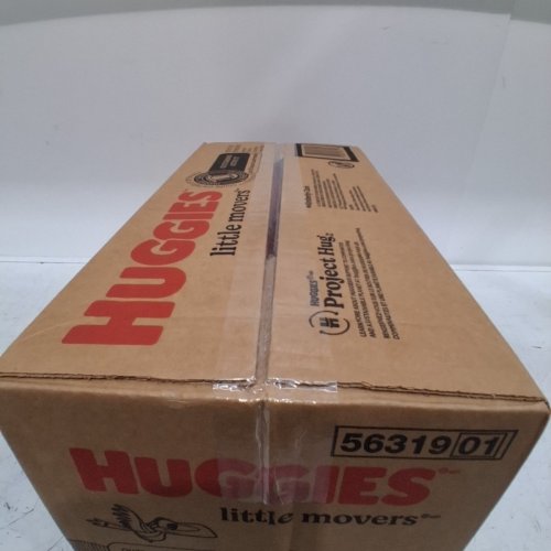 108PK HUGGIES LITTLE MOVERS CURVED CONTOURED STRETCHY ACTIVE FIT BABY DIAPERS- 108 TOTAL - SIZE 6 image 3
