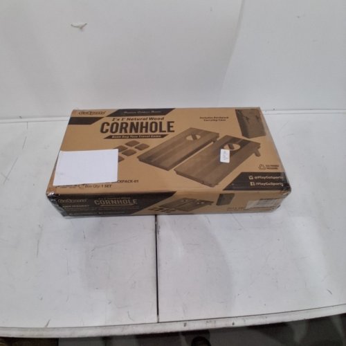 GOSPORTS CORNHOLE GAME SET, WITH 2 PREMIUM WOOD TRAVEL SIZE BOARDS AND 8 MINI BEAN BAGS AND CARRIER BACKPACK MODEL: CH-03-BACKPACK-01 image 4