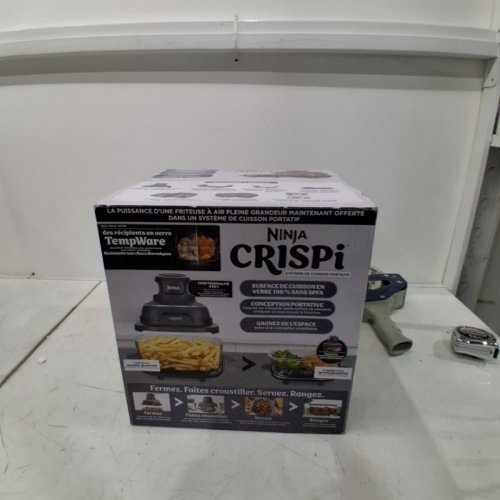 NINJA CRISPI PORTABLE COOKING SYSTEM - 4QT - 6 CUP - BLACK (MODEL: ‎FN101CGY) image 2