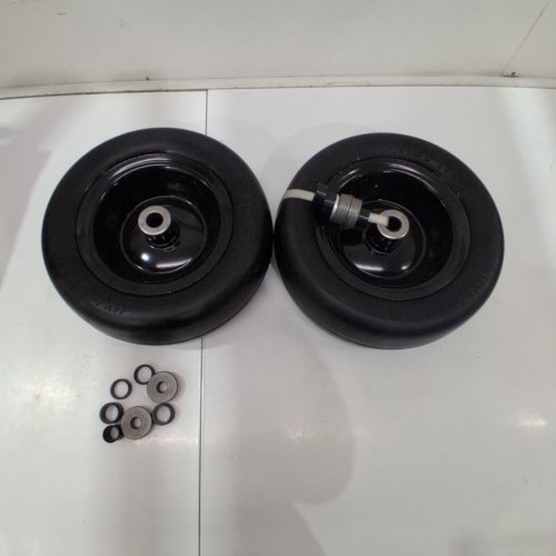 2PK VEVOR TUBELESS LAWN MOWER TIRES WITH RIM - 350LBS CAP - BLACK (MODEL: ZH001) image 2