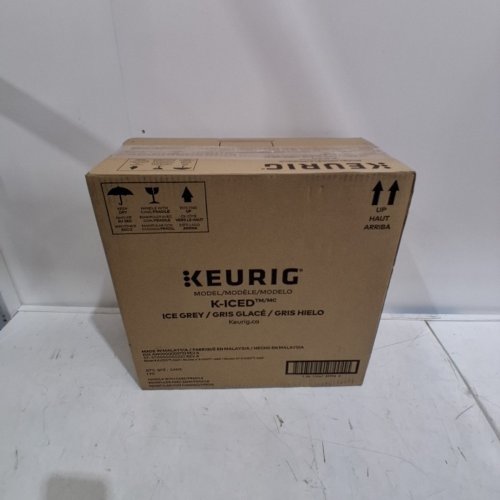 KEURIG K-SLIM + ICED K-ICED SINGLE SERVE COFFEE MAKER - ICE GREY (MODEL: K26F) image 8