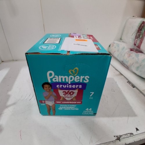 44PK PAMPERS PULL ON CRUISERS 360˚ FIT DISPOSABLE BABY DIAPERS WITH STRETCHY WAISTBAND - SIZE 7 image 2