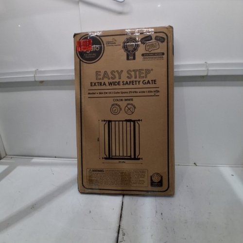 REGALO EASY STEP EXTRA WIDE BABY GATE - 30" X 29"-49" - WHITE (MODEL: 1164 EW DS) image 4