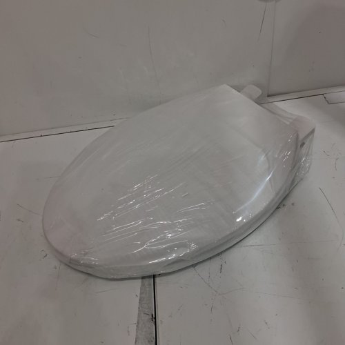 GARVEE ELONGATED SOFT CLOSE EASY CLEAN PLASTIC TOILET SEAT - 19" - WHITE - (MODEL: PHO_11GXK800) image 2