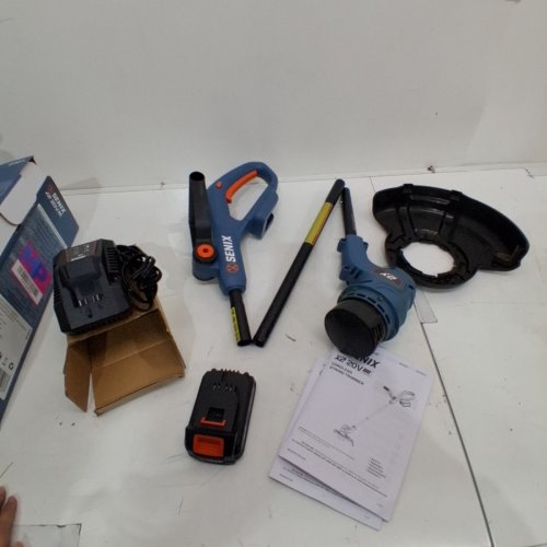 SENIX CORDLESS STRING TRIMMER / EDGER WITH BATTERY AND CHARGER- 20 V - BLUE (MODEL: GTX2-L) image 3