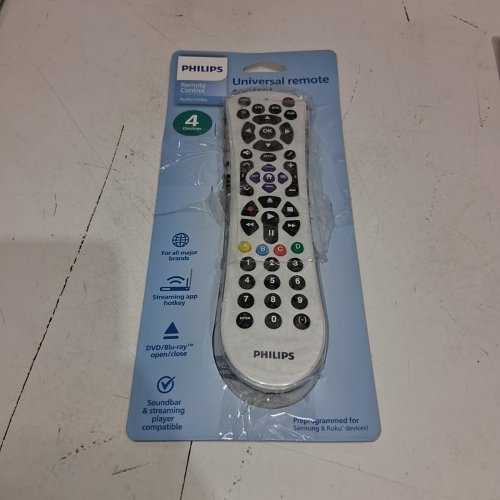 PHILIPS 4-DEVICE UNIVERSAL REMOTE CONTROL - PEARL WHITE (MODEL: SRP4222P/27) image 2