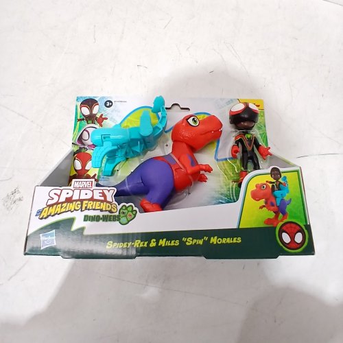 MARVEL SPIDEY AND HIS AMAZING FRIENDS DINO-WEBS ACTION FIGURE SET - 4" - MULTICOLOR image 2