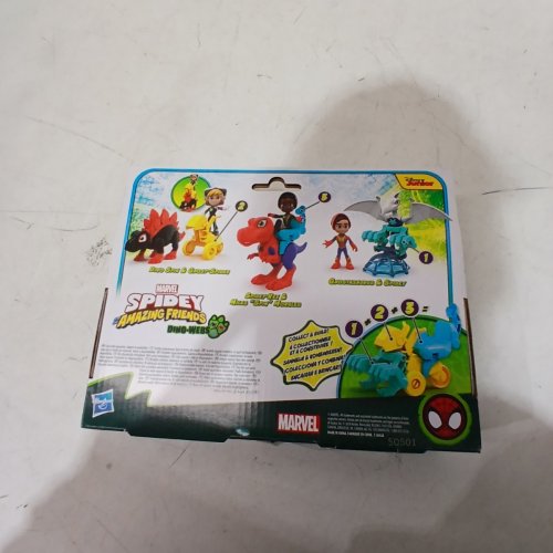 MARVEL SPIDEY AND HIS AMAZING FRIENDS DINO-WEBS ACTION FIGURE SET - 4" - MULTICOLOR image 3