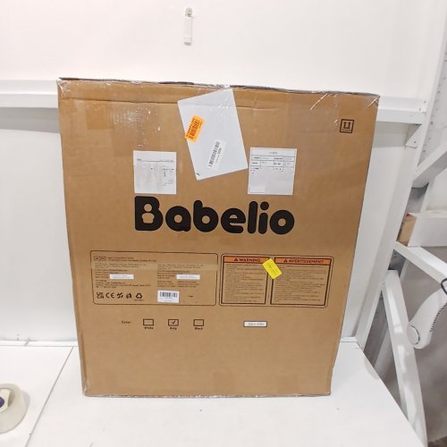 BABELIO 2-IN-1 EASY SWING AUTO CLOSE BABY/DOG GATE FOR STAIRS - 26"-43" X 28" - GREY (MODEL: BEBAM17) image 4