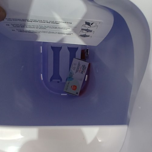 DIAPER GENIE PLATINUM DIAPER STAINLESS STEEL DIAPER PAIL - WHITE image 3