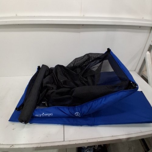 DREAM ON ME PORTABLE BABY PLAYPEN WITH TRAVEL BAG - UP TO 30 LBS CAPACITY - BLUE (MODEL: PLAYARD 437-B) image 3