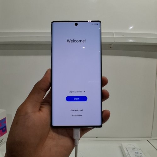 SAMSUNG GALAXY NOTE 10+ 256GB SMARTPHONE WITH STYLUS - AURA GLOW image 2