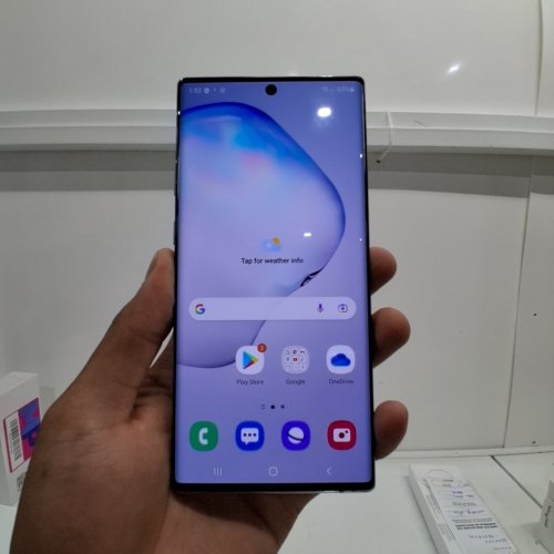 SAMSUNG GALAXY NOTE 10+ 256GB SMARTPHONE WITH STYLUS - AURA GLOW image 8