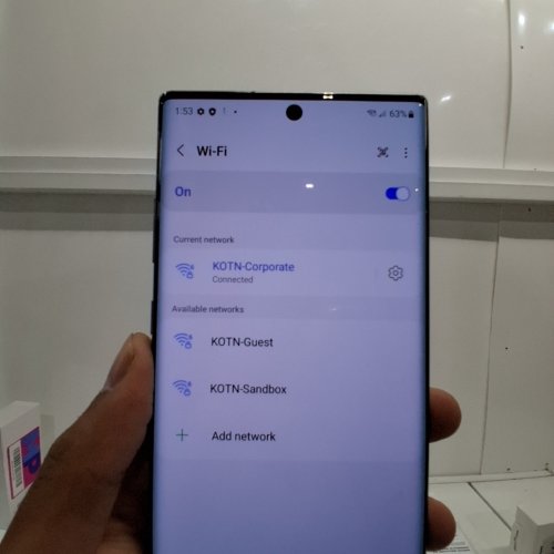 SAMSUNG GALAXY NOTE 10+ 256GB SMARTPHONE WITH STYLUS - AURA GLOW image 10